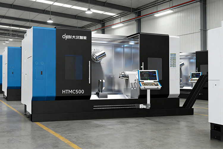 AI机床+车铣复合：山东大汉HTMC500，70万搞定复杂零件智造